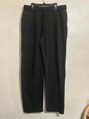 MTA Sport Black Elastic Waist Jogger Pants 0456